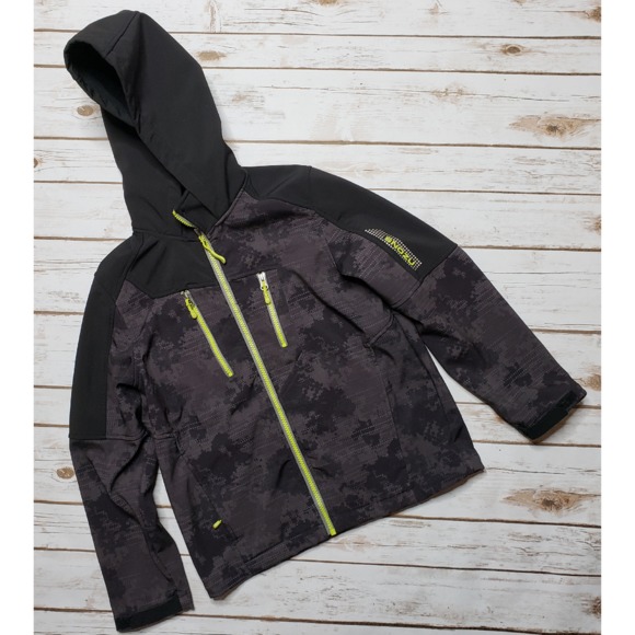 Snozu Boys' Black Softshell Jacket Medium 10-12 - Picture 2 of 8